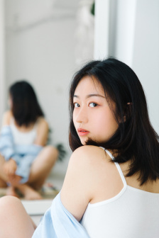 情窦初开的小姑娘